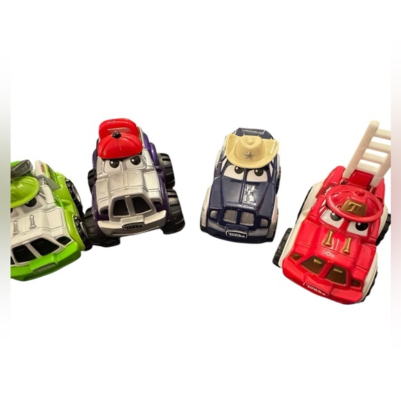 Tonka Monster Truck Collection 9 vehicles - Red, Yellow, Purple - Picture 3 of 7